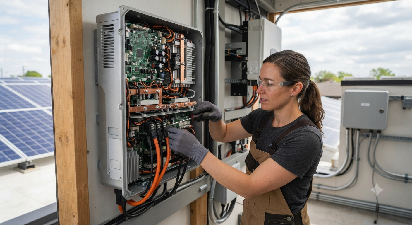 Inverter điện mặt trời là gì và cấu tạo cơ bản?