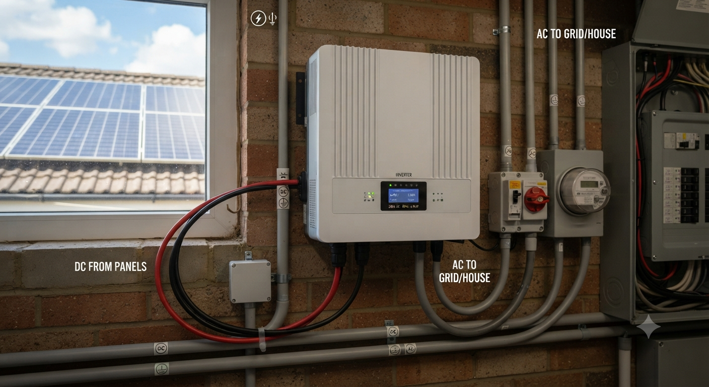 Vai trò cốt lõi của inverter trong hệ thống năng lượng mặt trời